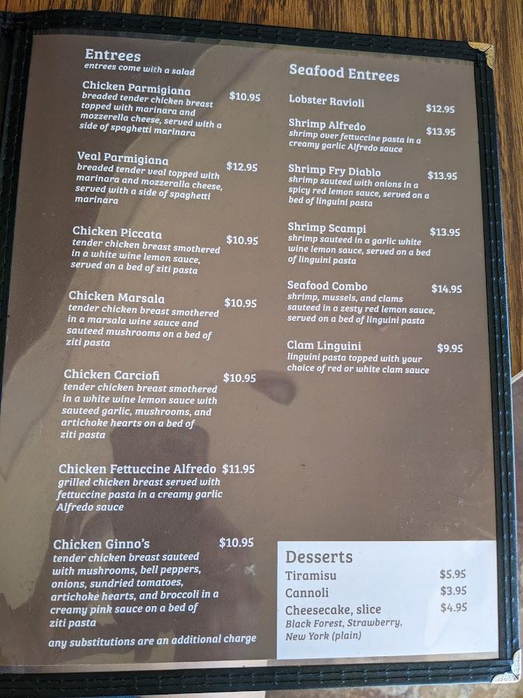 Bella Sara Pizza and Grill Menu image 4